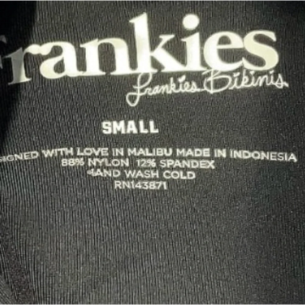 Frankie’s Bikini Cody One piece cheeky black